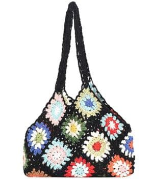 Flor De Hombro Para Tejer Crossbody Tejido Playa Bolso Mujer Verano Estético Turista Crochet