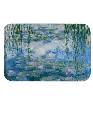 A.Monamour Antideslizante Absorbente Alfombra de Baño Nenúfares De Claude Monet