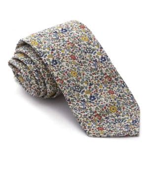 Cencibel Smart Casual Corbata Liberty Katie and Millie Flores Azules y Amarillas