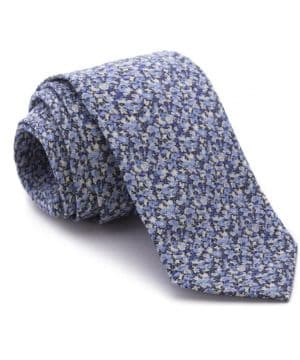 Corbata Liberty Pepper Flores Azules