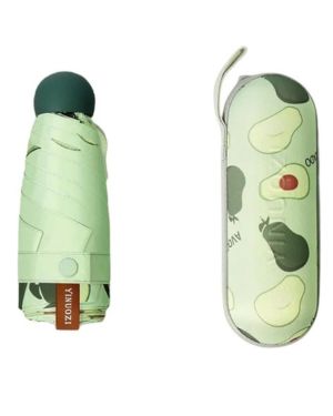 BOQUN Paraguas Plegable Paraguas De Cápsula De Frutas Paraguas De Protección Solar Femenina Contra Rayos Ultravioleta