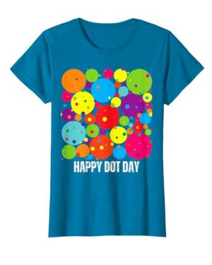 Divertido y lindo día de lunares multicolor gráfico de lunares Camiseta