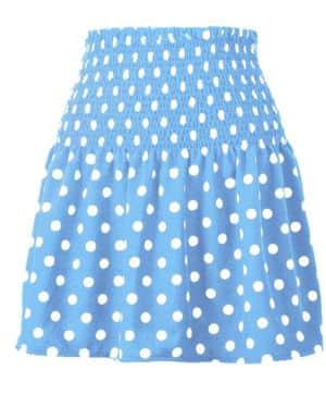 Faldas y faldas cortas para mujer para comodidad casual, falda holgada con cintura alta y borde súper elástico