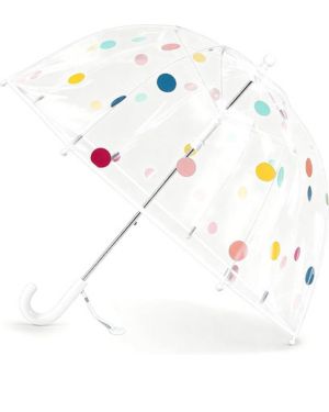 Paraguas para niños con techo de cúpula, diseño ligero, bonito y divertido, paraguas para el viento y la lluvia