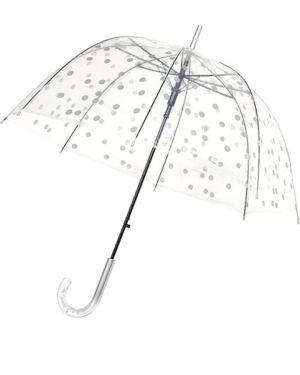 SMATI Paraguas Largo Transparente Forma de Campana